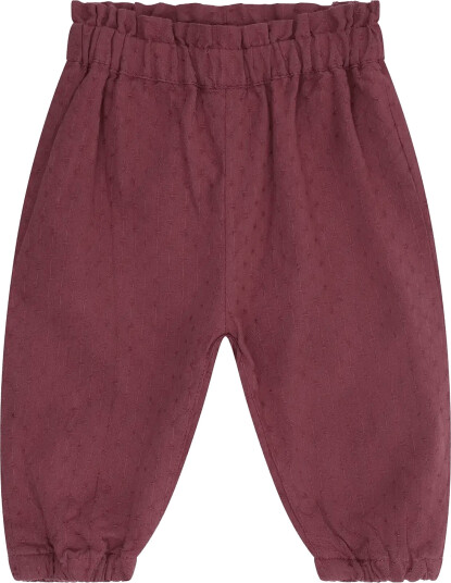Blå Pants Woven W. Lining Burgundy 74