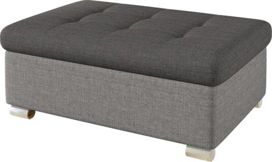 Dynir Fotskammel 70 cm - Lys grå/Mørk grå