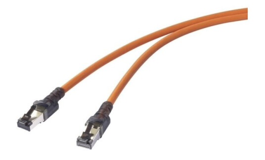 Renkforce Rf-6609648 1 M Cat6a S/Ftp (S-Stp) Rj-45/Usb-C Rj-45/Usb-C Oransje