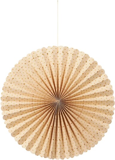 Broste Copenhagen Stella rosette adventsstjerne M Natural-harvest gold
