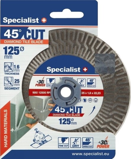 Specialist+ Diamant Kutt-/Slipeskive 125 Mm