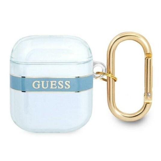 Guess Strap Collection Beskyttelsesdeksel For Airpods, Blå