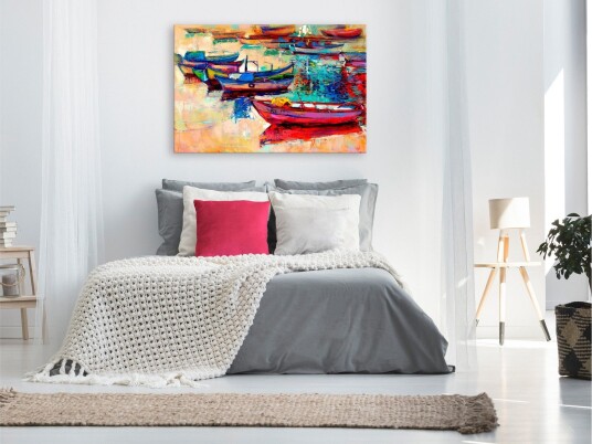 Tavle Boats 1 Part Wide 90X60 Artgeist sp. z o. o.