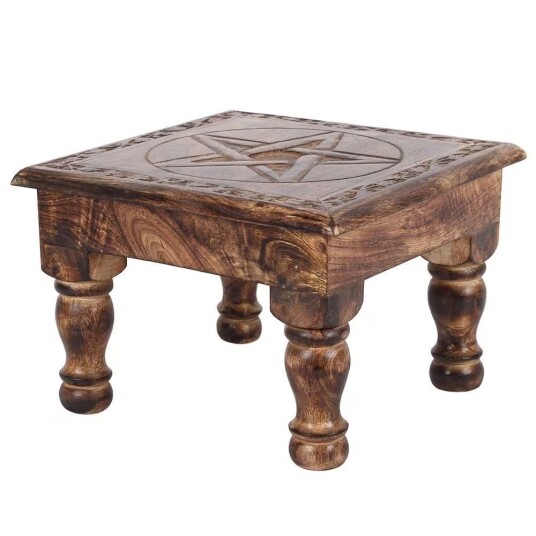 S.different Trippel Måne Altar Bord i Mango Trä