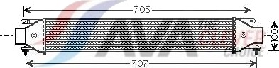 Intercooler AVA COOLING SYSTEMS FT4392