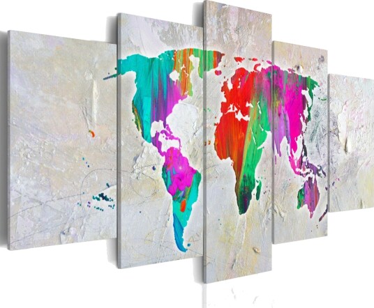 Bilde Colourful Planet 200x100 Artgeist sp. z o. o.