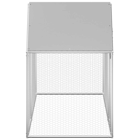 Vidaxl Hønsehus 3X1X1.5 M Galvanisert Stål Vidaxl Hønsehus 3X1X1.5 M Galvanisert Stål
