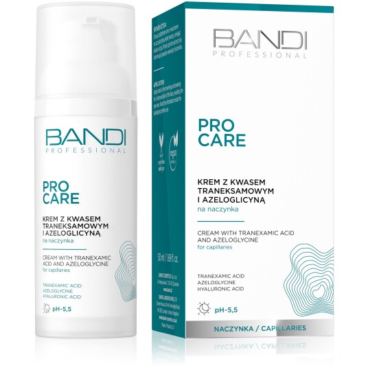 Bandi Cream with tranexamic acid and azeloglycine for capill 50 ml Bandi Cream with tranexamic acid and azeloglycine for capill 50 ml