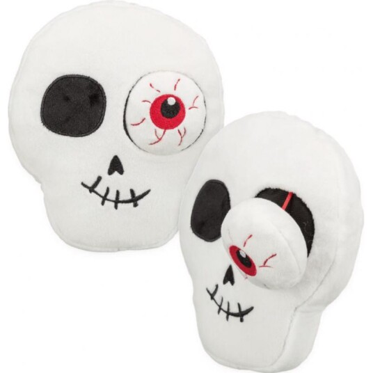 Trixie Hundeleke Dødningshode Halloween Plysj 19Cm Os Os Trixie Hundeleke Dødningshode Halloween Plysj 19Cm Os Os