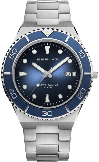 Bering Herreklokke 18940 707 Classic Blå/Stål Ø43 mm