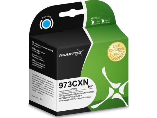 Asarto F6t81ae Blekk For Hp 973Cxn