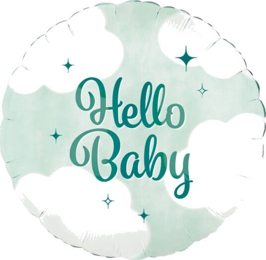 Globos Europe Folieballong Hello Baby 4862