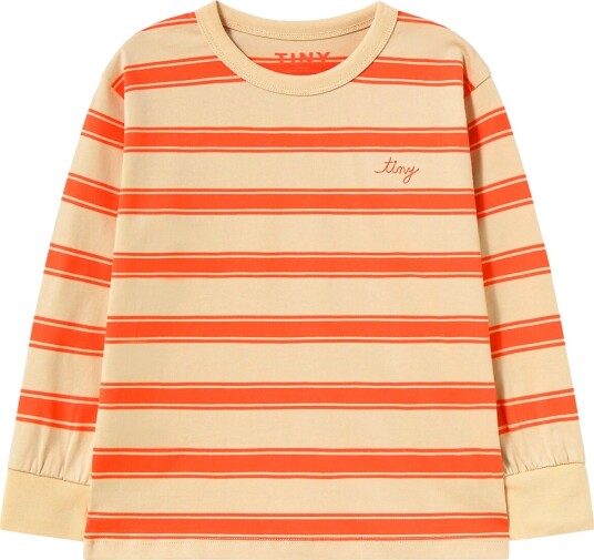 Tiny Cottons Genser Retro Striper Summer Utg. Tiny Cottons 6 år (116) Genser Beige Oransje Tiny Cottons Genser Retro Striper Summer Utg. Tiny Cottons 6 år (116) Genser Beige Oransje