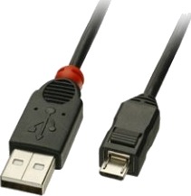 Lindy 2M Usb A/Micro-B Cable 2 M Usb A Micro-Usb B Hankjønn/Hankjønn 0,48 Gbit/S Sort