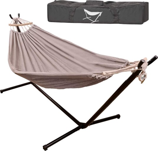 Tomanns hagehengekøye med ramme 200 cm