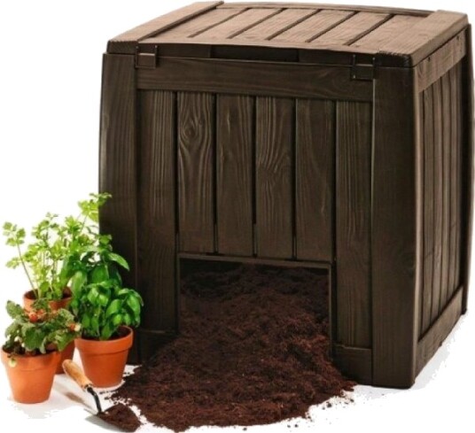 Keter Kompostbeholder 340L Brun Keter Kompostbeholder 340L Brun