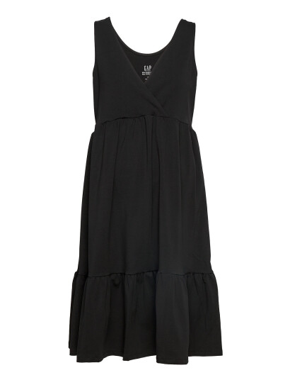 GAP Maternity Tiered Tank Dress - Black - S GAP Maternity Tiered Tank Dress - Black - S