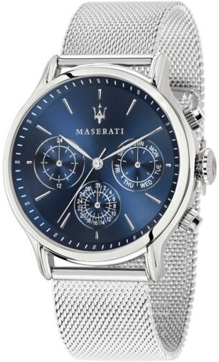 Maserati Herreklokke R8853118019 Epoca Blå/Stål Ø42 mm Maserati Herreklokke R8853118019 Epoca Blå/Stål Ø42 mm