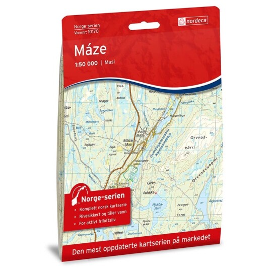 Nordeca Maze Norge-serien 1:50 000