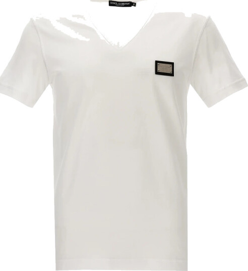 Dolce & Gabbana Herre Topper Hvit M,