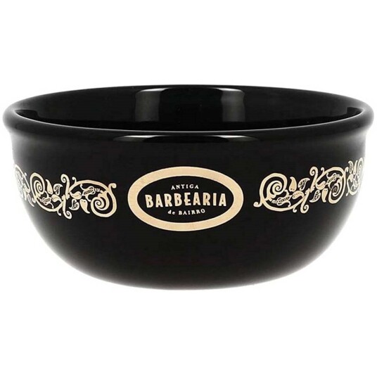 Antiga Barbearia de Bairro Premium Porcelain Shaving Bowl Antiga Barbearia de Bairro Premium Porcelain Shaving Bowl