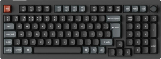 Keychron V5 Ultra 8K svart Silk Pom Banana