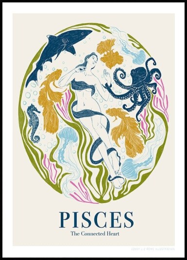 Jlr Pisces Copy Poster Plakat / 70x100cm