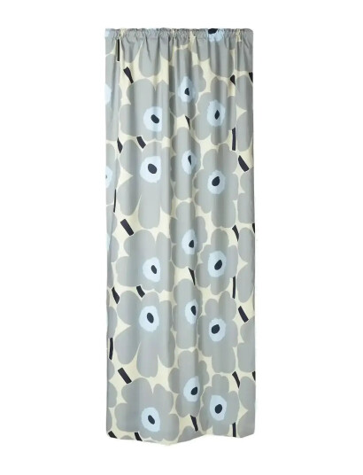 Marimekko Home Unikko Curtain 135X250 Cm - Blue - 135X 250CM