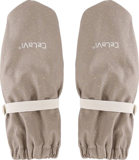 CeLaVi | Padded Pu Mittens W.fleece | 0 2Y