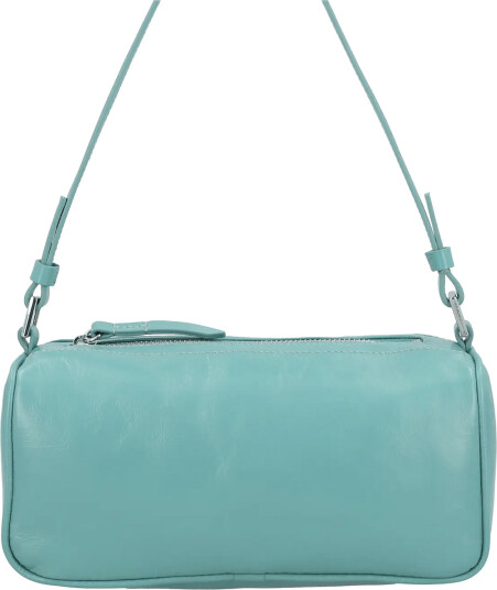 By Far Fran Glossy Croco Embossed Leather Bag Blue ONE SIZE By Far Fran Glossy Croco Embossed Leather Bag Blue ONE SIZE