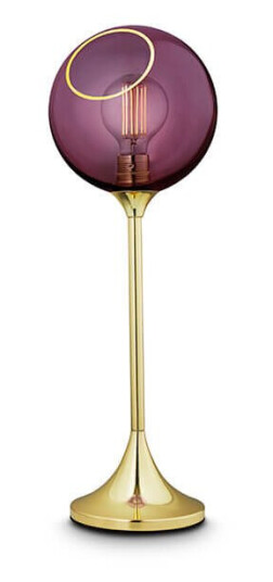 Design By Us Ballroom Bordlampe Purple Rain/Gold Design By Us Ballroom Bordlampe Purple Rain/Gold