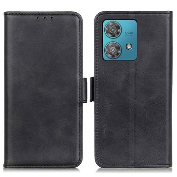 Motorola Moto G84 Lommebok-deksel med Magnetisk Lukning Svart