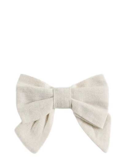 Mango Bow Hairclip Beige ONE SIZE Mango Bow Hairclip Beige ONE SIZE