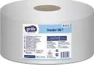 Toiletpapir Grite Jumbo 2-lag Ø19 cm x180 m Genbrugsfiber,12 rl/krt Toiletpapir Grite Jumbo 2-lag Ø19 cm x180 m Genbrugsfiber,12 rl/krt