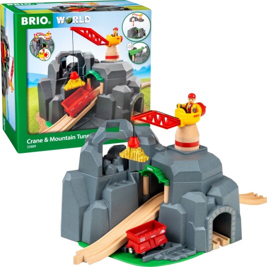 Brio Crane and Mountain Tunnel Brio Crane and Mountain Tunnel