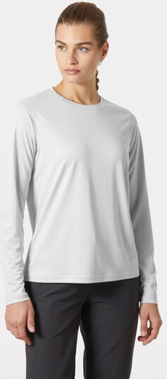 Helly Hansen HH Tech Crew Longsleeve 2.0 Dame Grå Xs