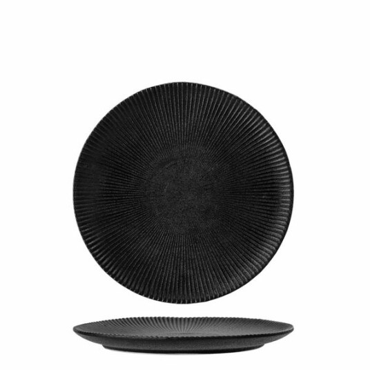 Bloomingville Neri Tallerken Sort Ø23cm Bloomingville Neri Tallerken Sort Ø23cm