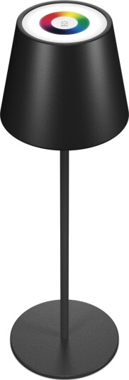 Realpower Led Rgb Bordlampe Dimbar Med Batteri Sort Realpower Led Rgb Bordlampe Dimbar Med Batteri Sort