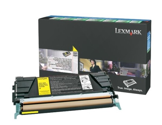 Lexmark - Gul - Original - Tonerkassett - For Lexmark C522 C524 C530 C532 C534