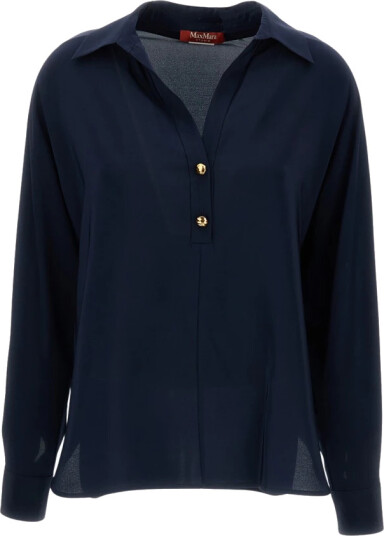 Max Mara Studio Dame Bluser & Skjorter Blå 3XS,