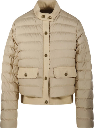 Moncler Dame Jakker Beige L,