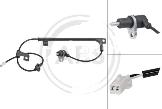 Sensor, ABS A.B.S. 31934