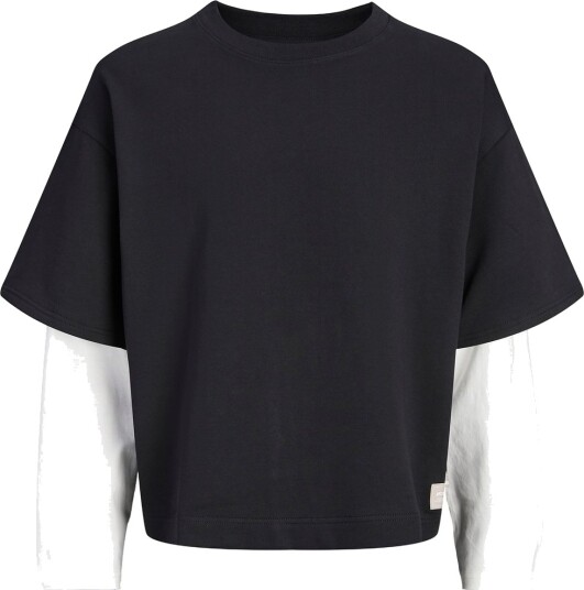 Jack & Jones Collegegenser JcoEcho Black Jack & Jones 10 år (140) Collegegenser Hvit Svart