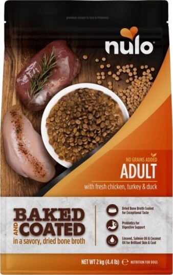 Nulo Dog Adult Baked & Coated Fresh Chicken Turkey & Duck 2 kg