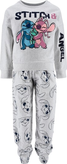 Disney Stitch Genser &  Bukse Sett Lysegrå 98 104