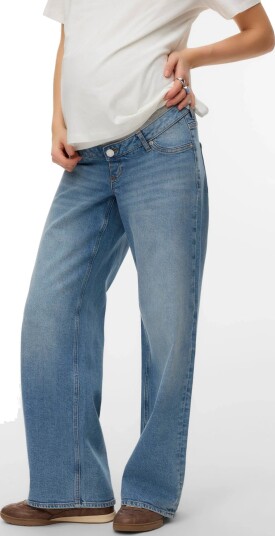 Vero Moda Maternity Vmmsandie Stretch Mr Wide Dnm Jns Ra3071 Blue 32 x 32