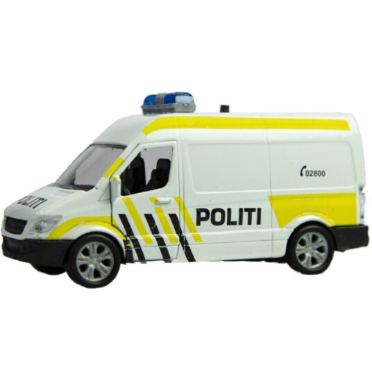 Norsk Politibil Van Metallbil Med Lys Og Sirene