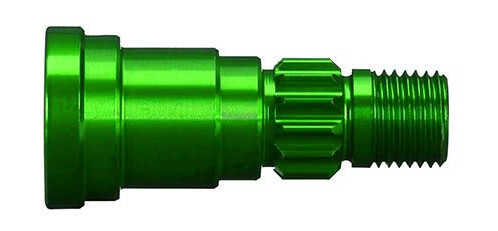 Traxxas 7768G Stub Axle Alu Green Traxxas 7768G Stub Axle Alu Green