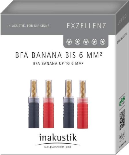 Bananplugg 4pk - Excellence - in-akustik Bananplugg 4pk - Excellence - in-akustik