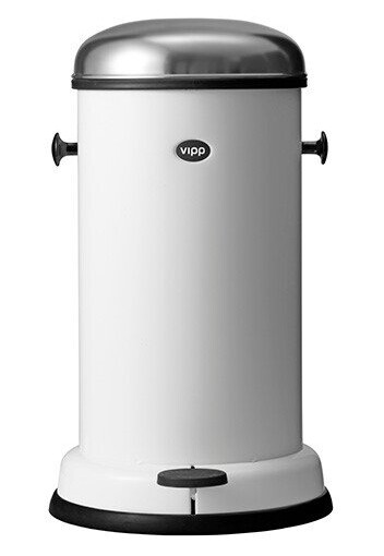 Vipp Vipp15 pedalbøtte 14 liter hvit Vipp Vipp15 pedalbøtte 14 liter hvit